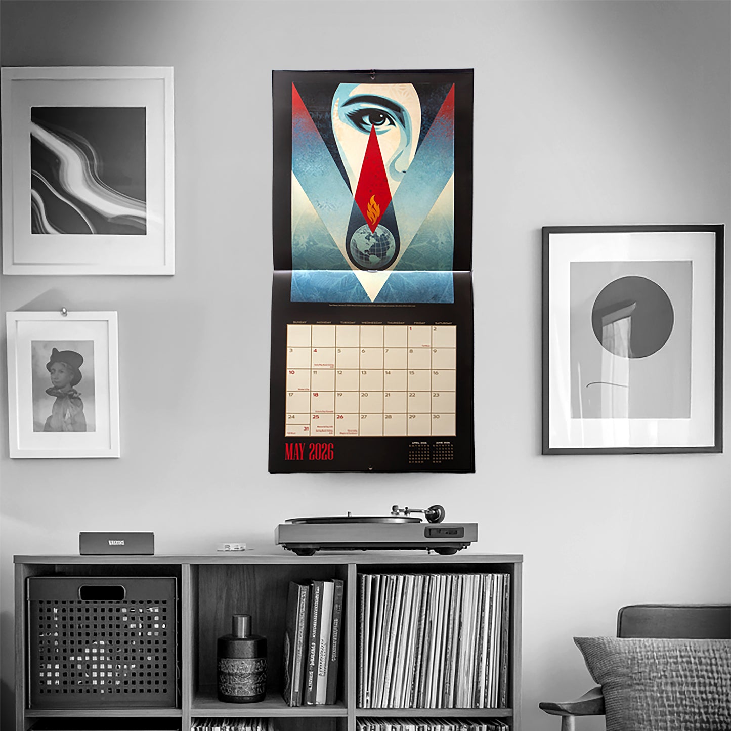Shepard Fairey 2026 Wall Calendar