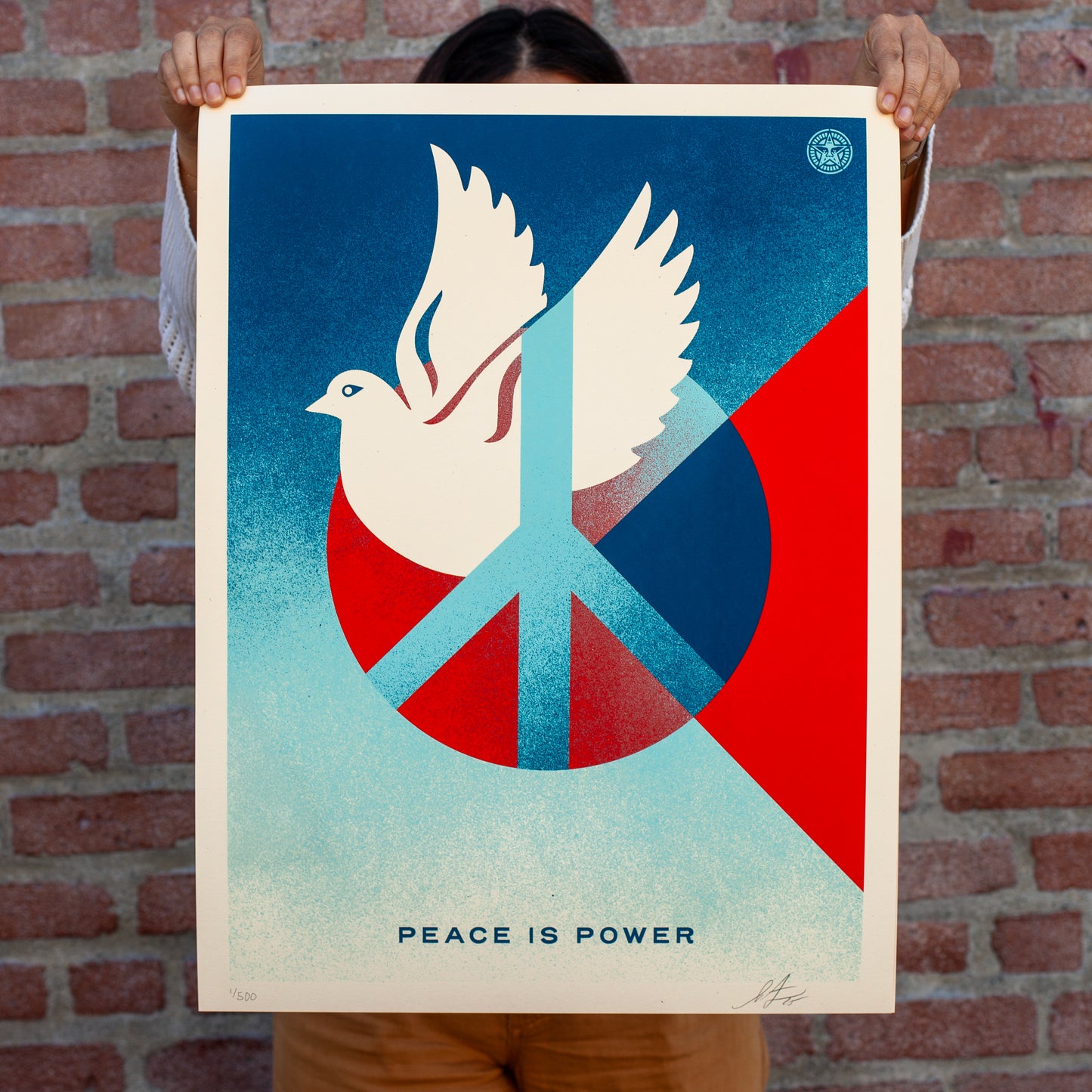 Peace is Power (Cream Dove)