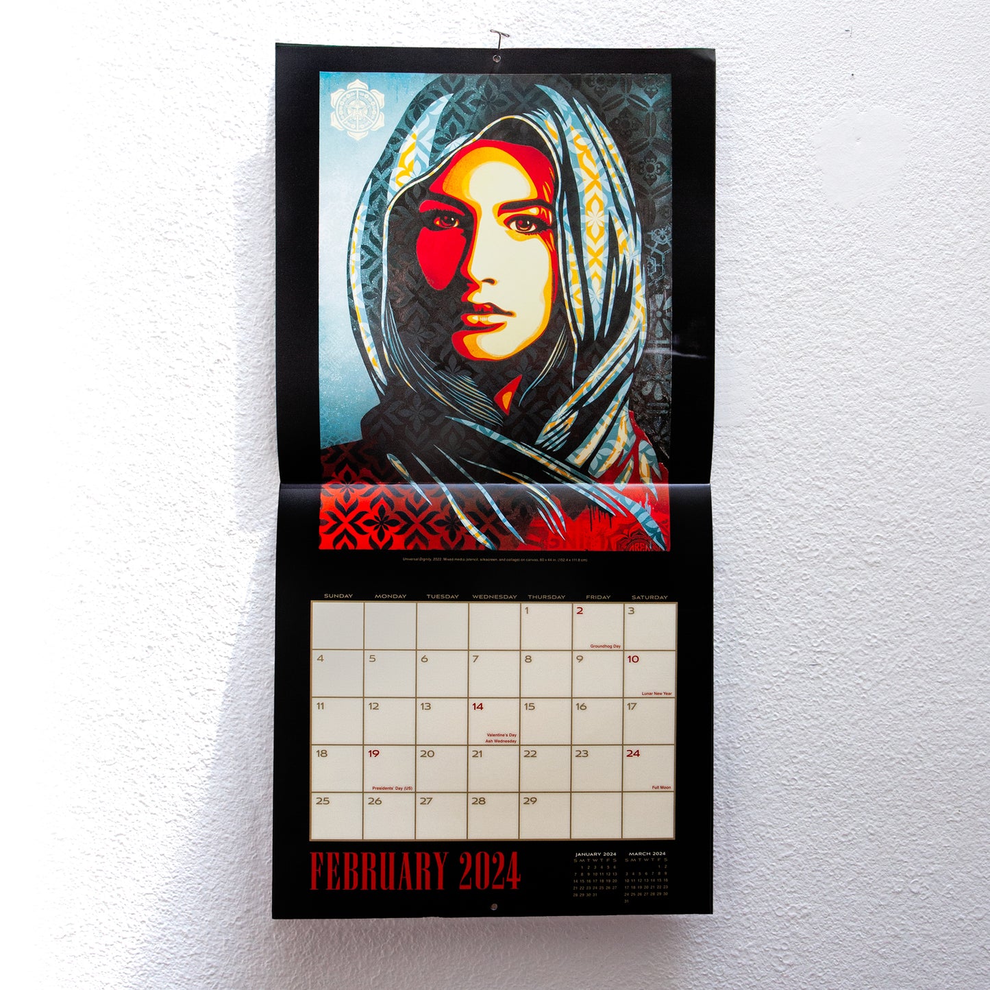 Shepard Fairey 2024 Wall Calendar