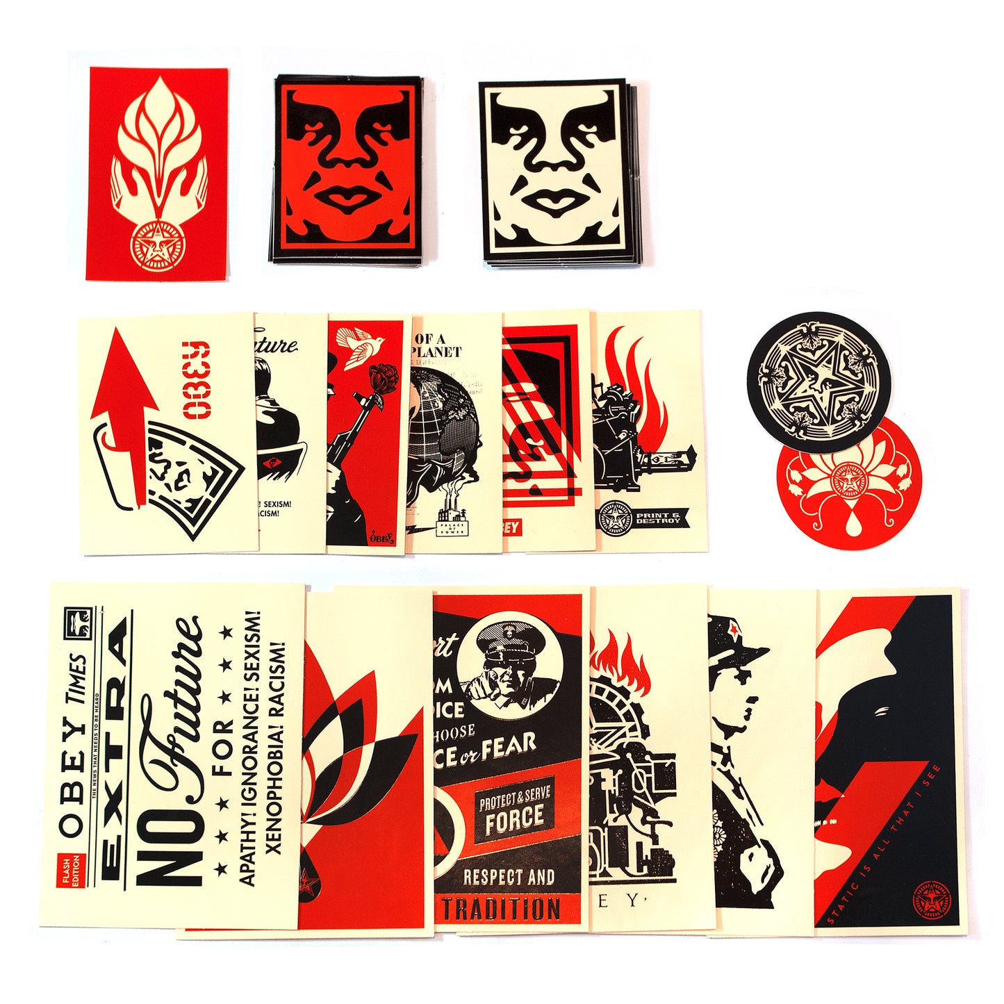 OBEY STICKER PACK 4