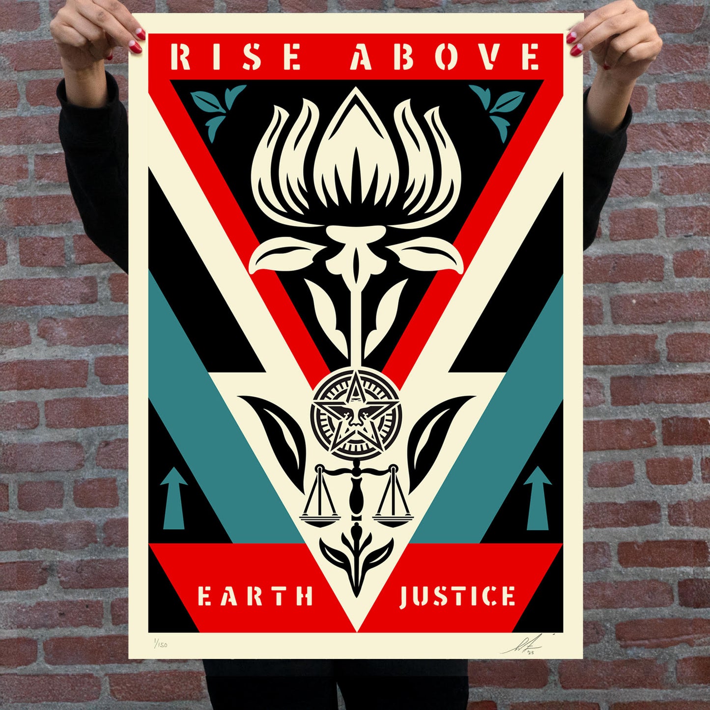 Rise Above Earth Justice (Red)