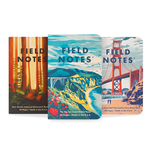 Field Notes 3-Pack: Northern California