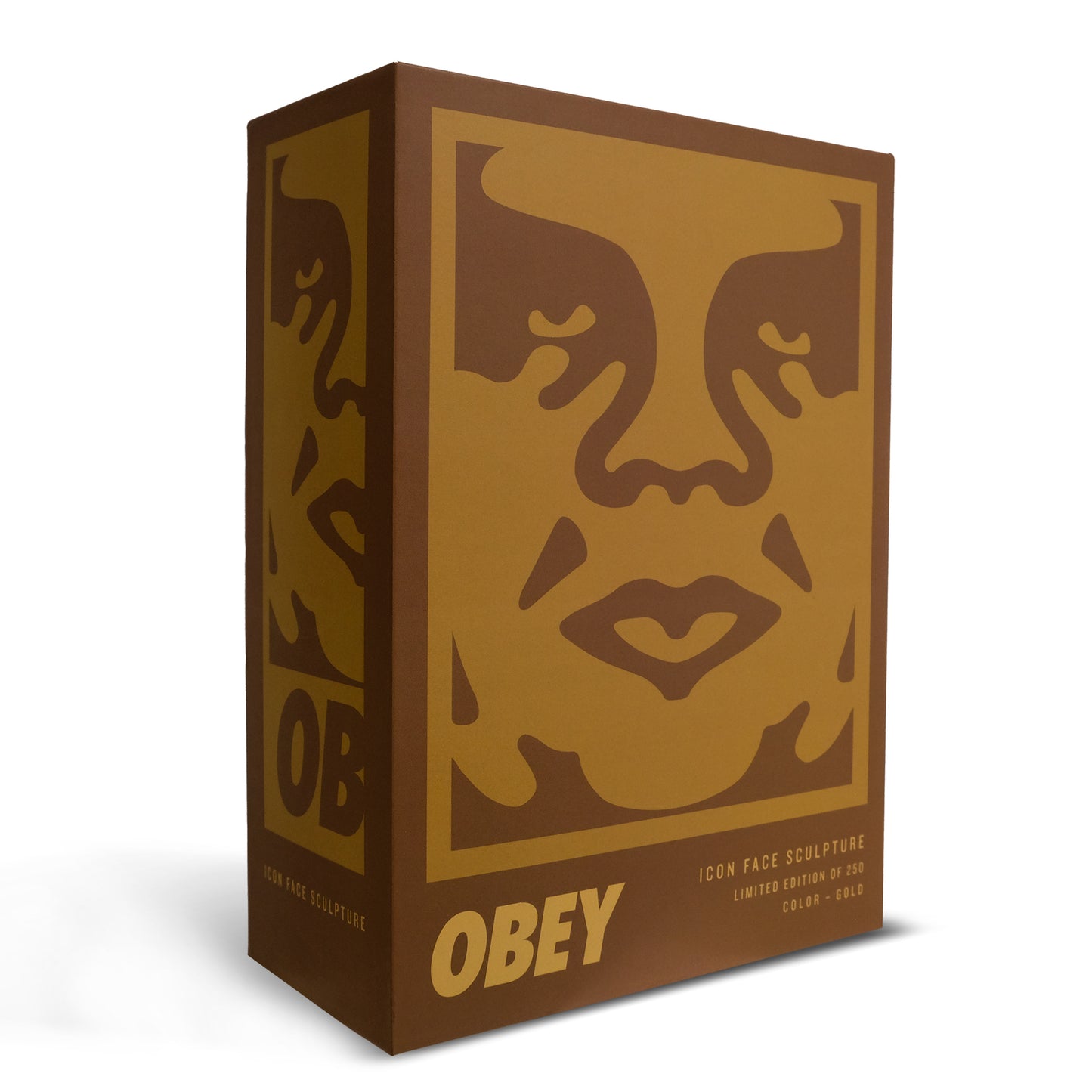 Icon Face Sculpture (Gold)
