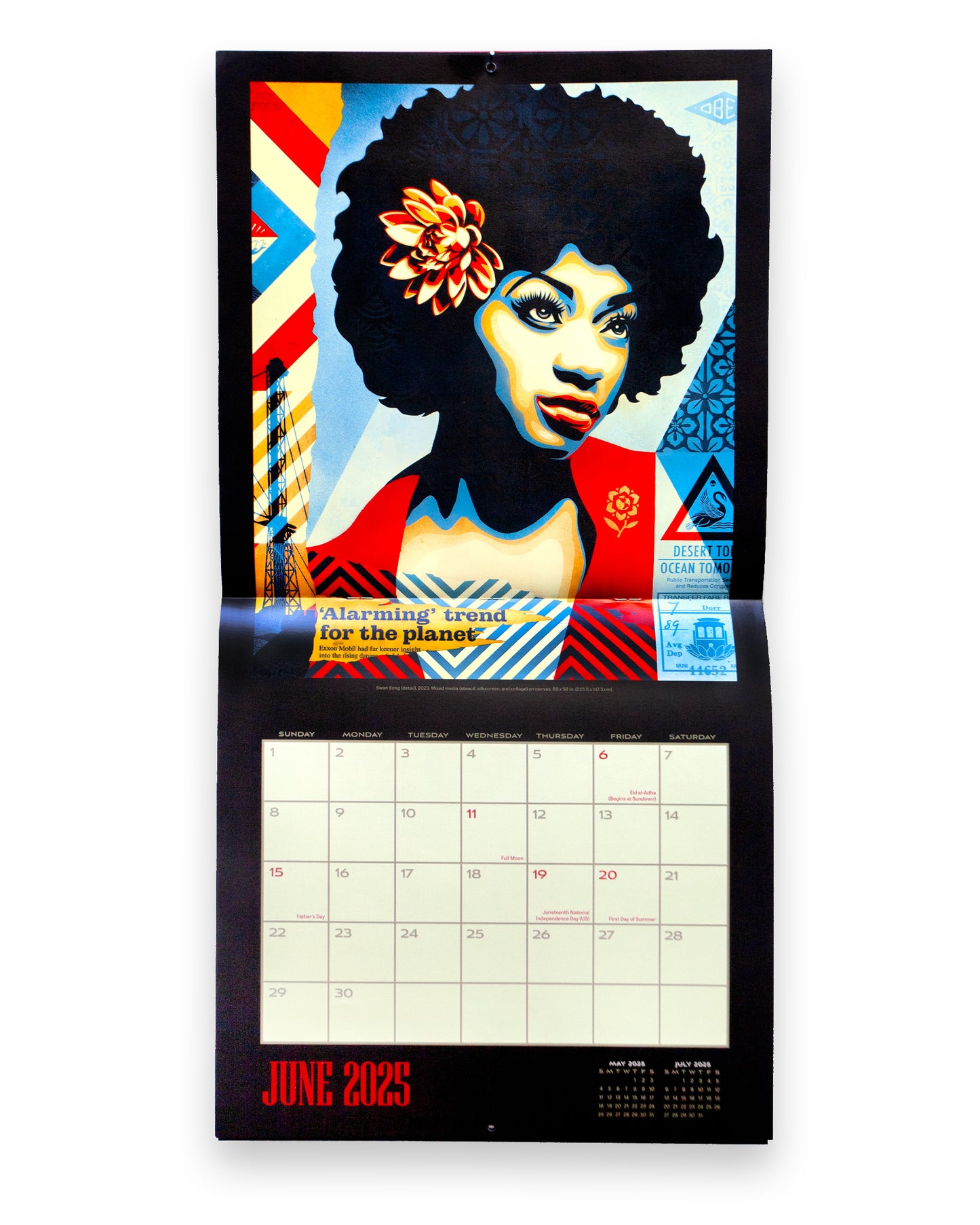 Shepard Fairey 2025 Wall Calendar