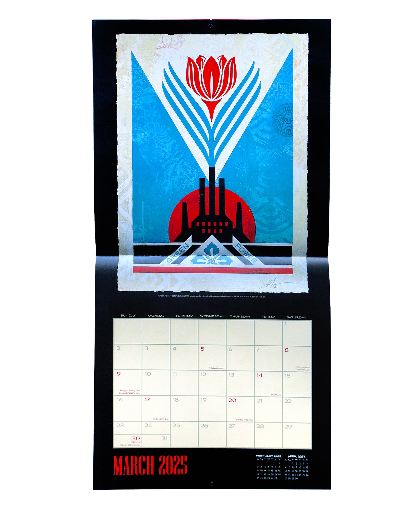 Shepard Fairey 2025 Wall Calendar