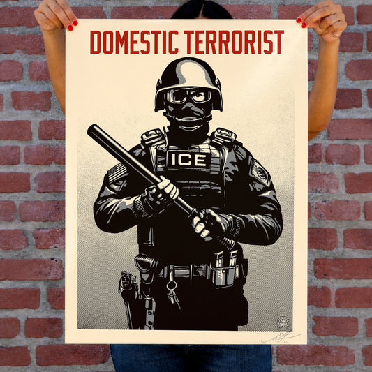 Projection Mirror: Domestic Terrorist Offset Lithograph