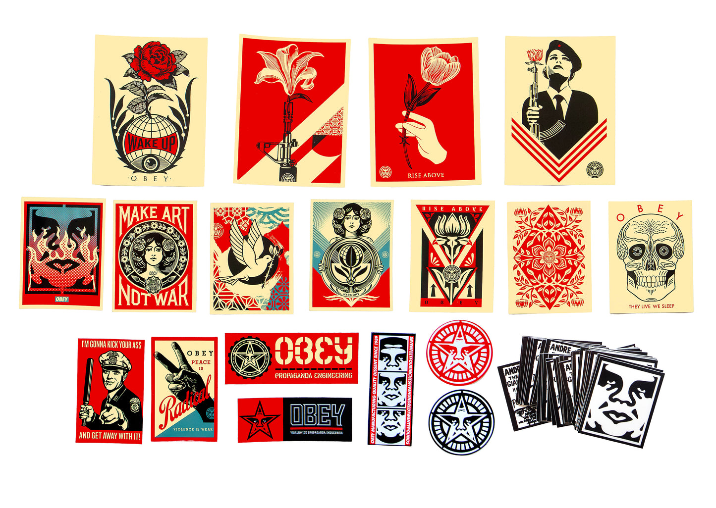 OBEY STICKER PACK 3