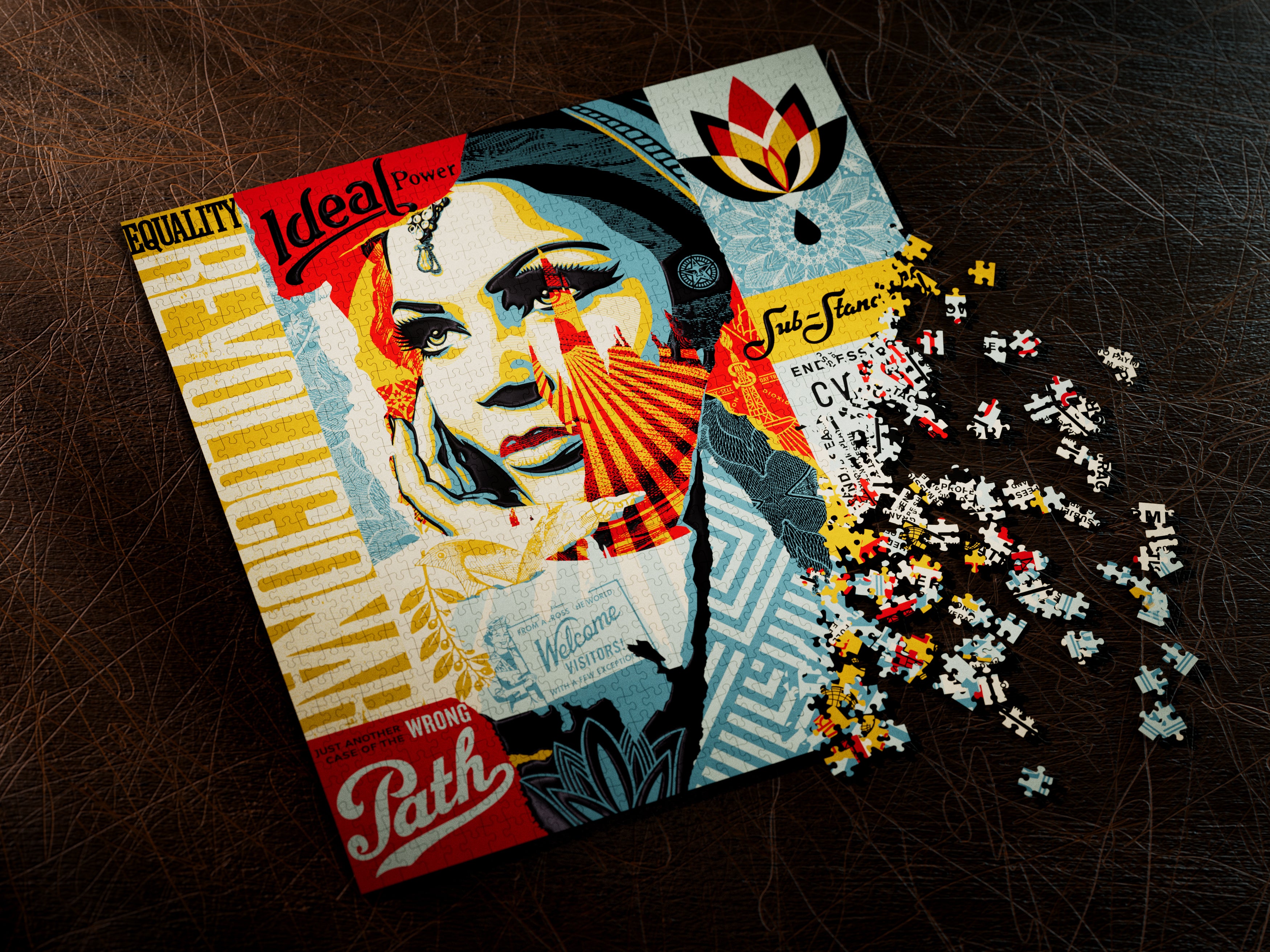 Please Obey The Law. 　5セット OBEY Jigsaw Puzzle – OBEY GIANT