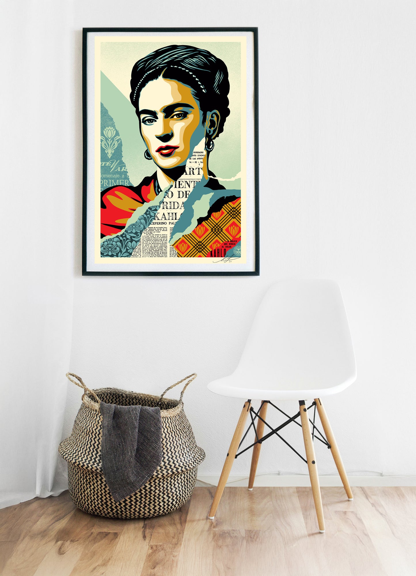 The Woman Who Defeated Pain (Frida Kahlo) Offset Lithograph