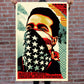 A person holding AMERICAN RAGE Signed by Shepard Fairey Offset Lithograph - obey giant 