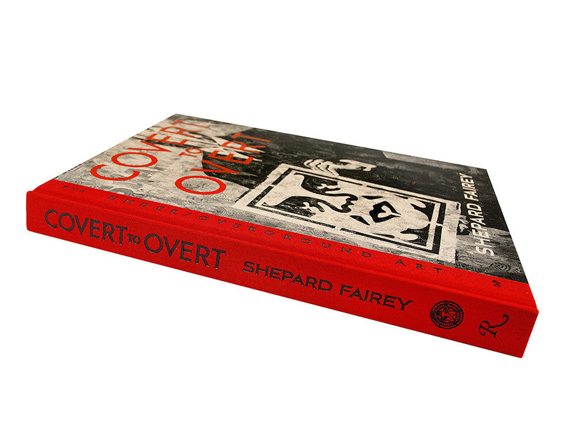 COVERT TO OVERT Signed Book cover and spine