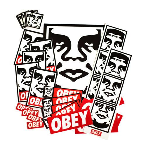 verkoudheid Decimale Effectiviteit Stickers – Obey Giant