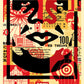 OBEY 3-FACE COLLAGE 18x24 Signed Offset Lithograph Set first one